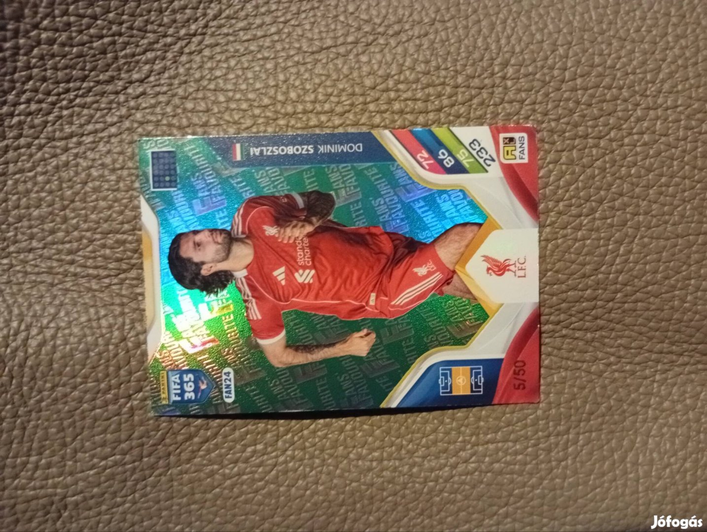 Szoboszlai Dominik szamozot zőld paralel 550