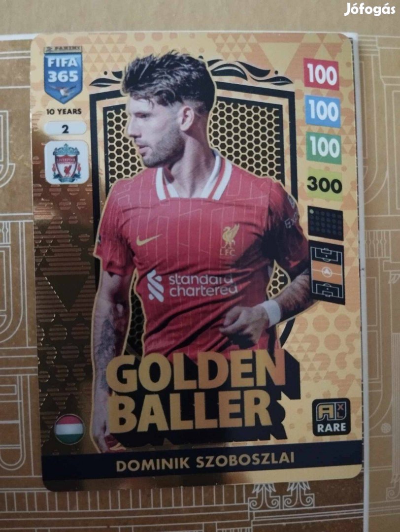 Szoboszlai (Liverpool) FIFA 365 2025 Golden Baller Top Master kártya