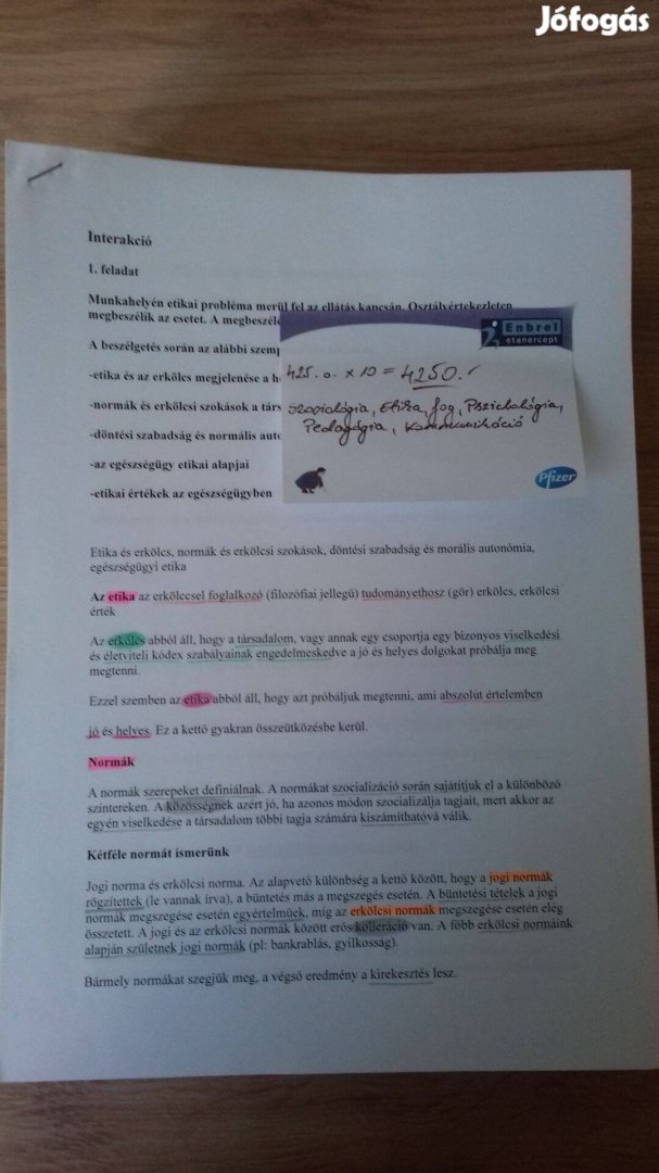 Szociológia, Etika, Jog, Pszichológia, Pedagógia,