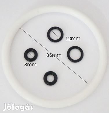 Szóda Keg tömítés készlet Fehér szilikon ( 1972)