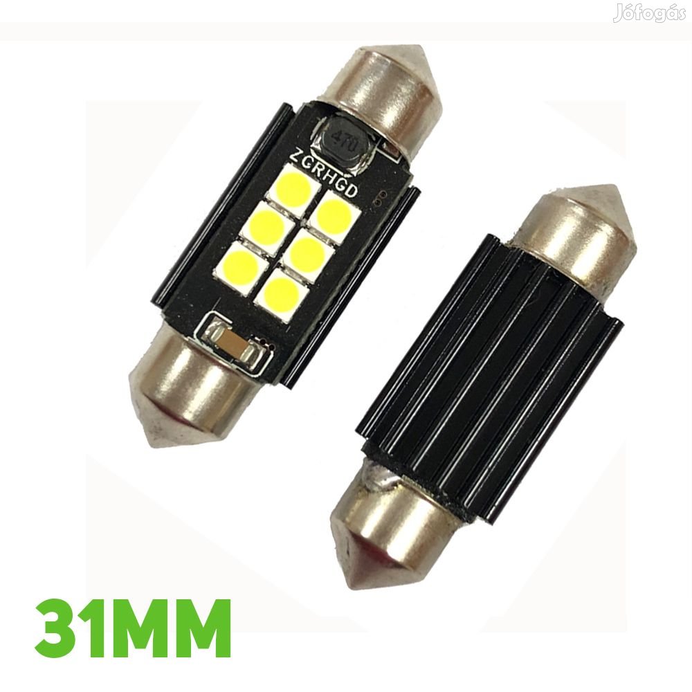 Szofita led 31mm Canbus hűtőbordás 2db