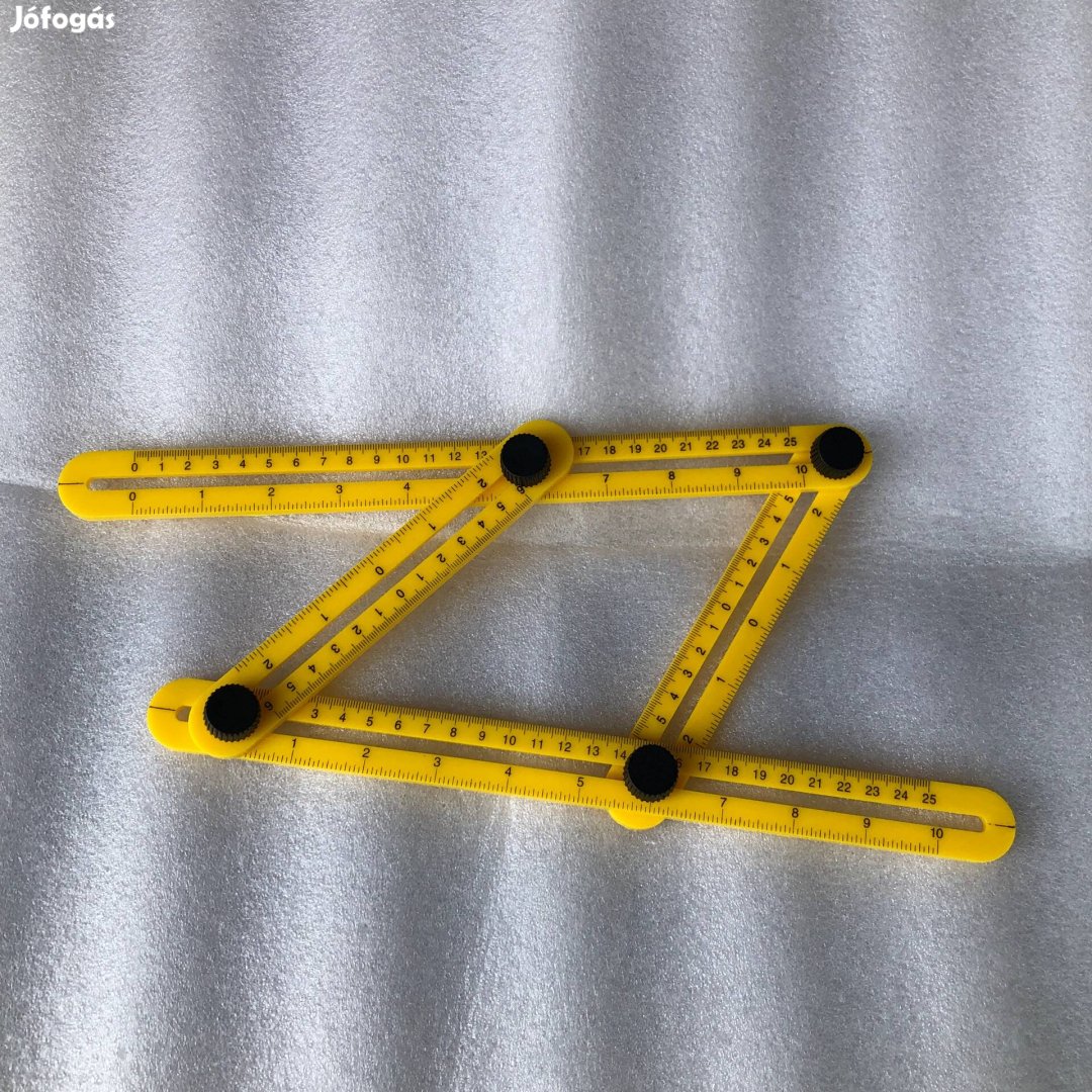 Szögmérő Műanyag szögmásoló szögsablon állítható sablon