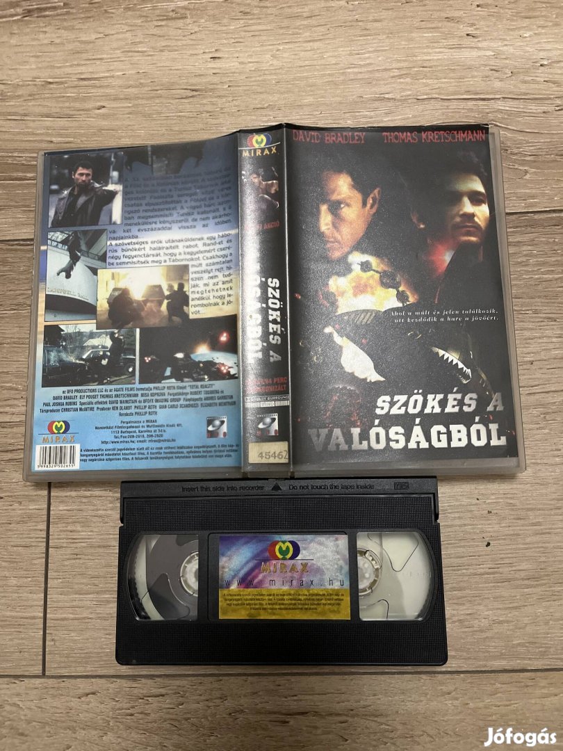 Szökés a valóságból vhs 