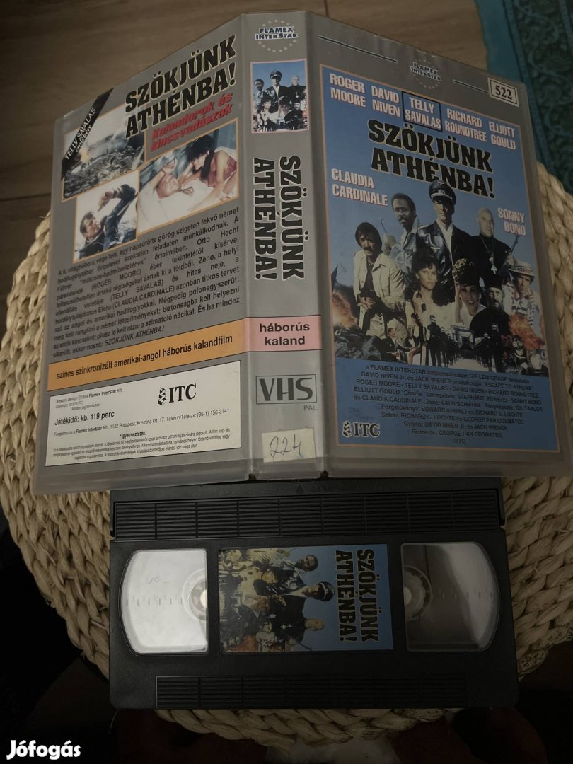 Szökjünk Athénba vhs film