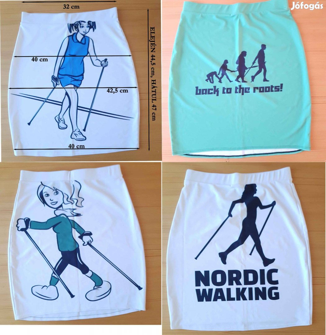 Szoknya - sport - nordic walking - túra - kirándulás