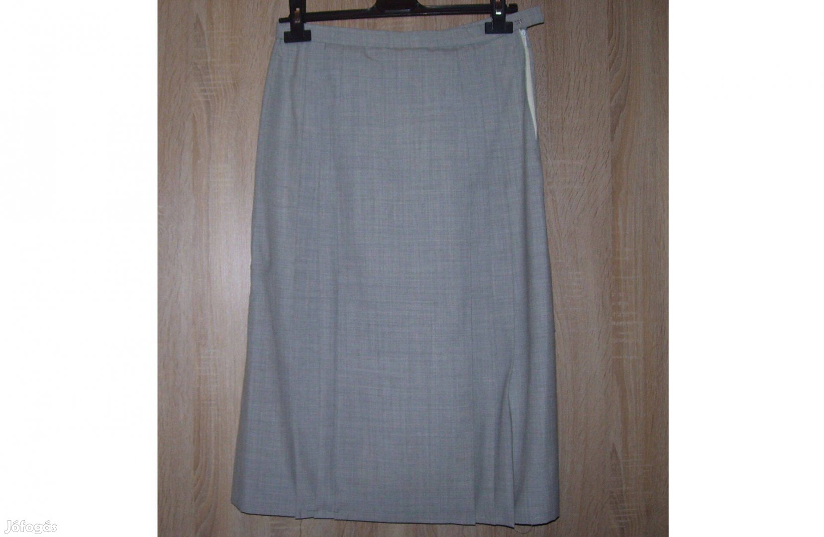 Szoknya, tavaszi, őszi női, szürke M-es