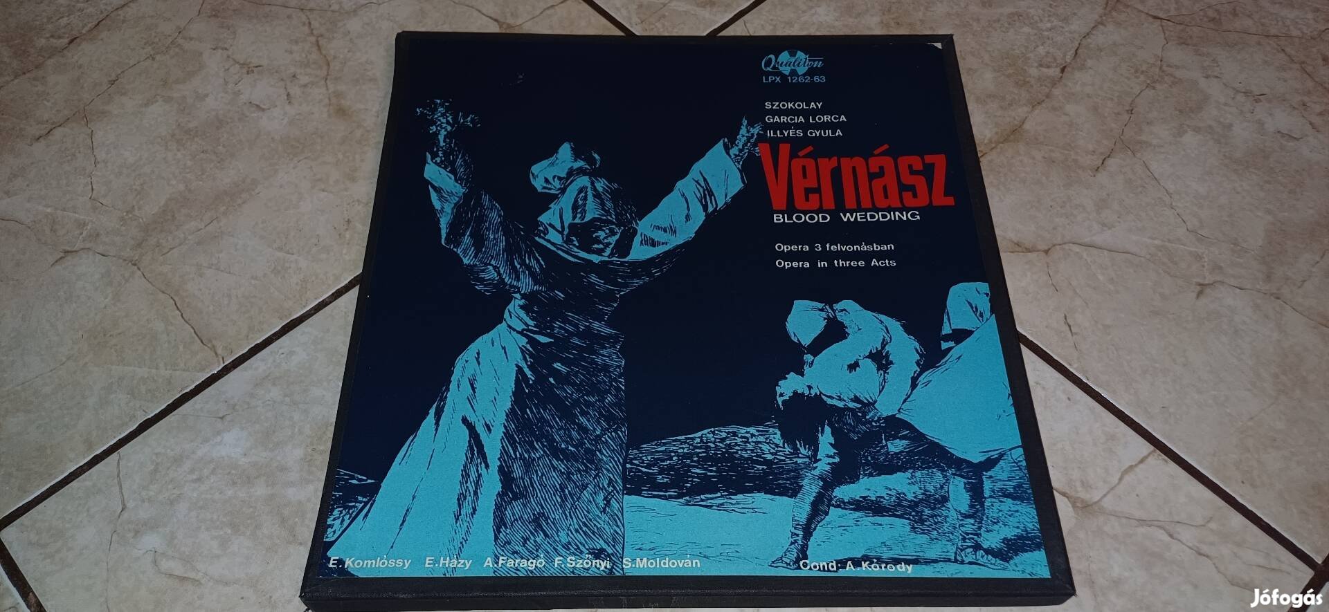 Szokolay Vérnász 2lp bakelit hanglemez box