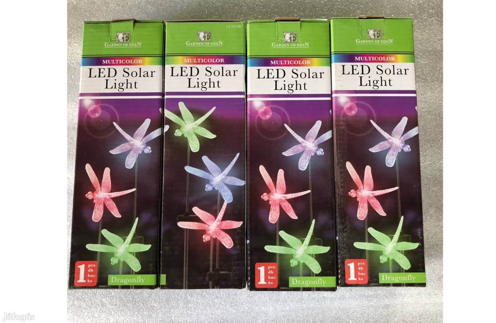 Szolár kültéri leszúrható napelemes solar lámpa RGB színváltós LED