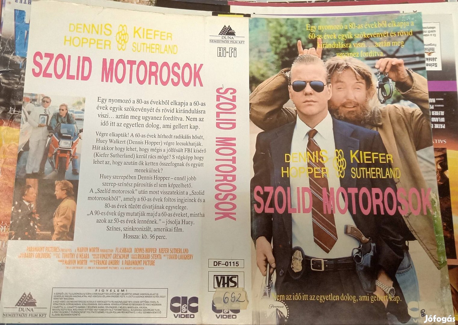 Szolid motorosok - vígjáték vhs - Dennis Hooper