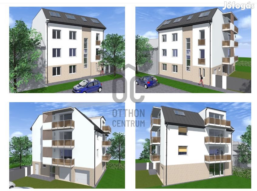 Szolnoki eladó új építésű tégla társasházi lakás