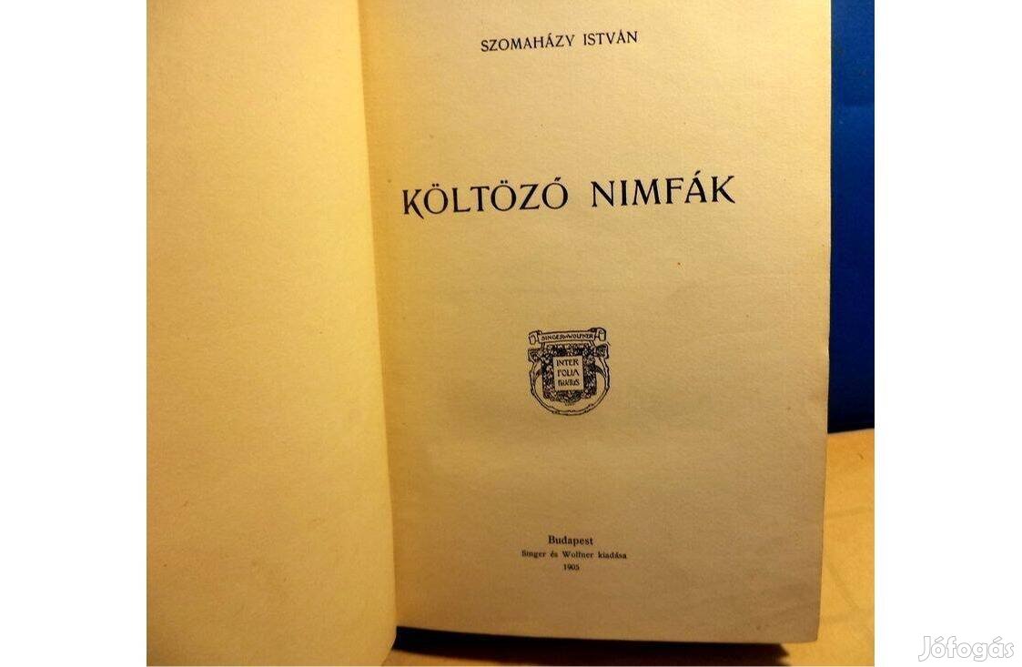 Szomaházy István: Költöző nimfák