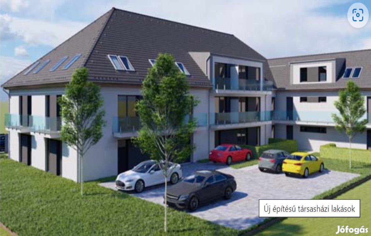 Szombathely belvárosában 55 m2-es + 11 m2 teraszos ÚJ építésű 3