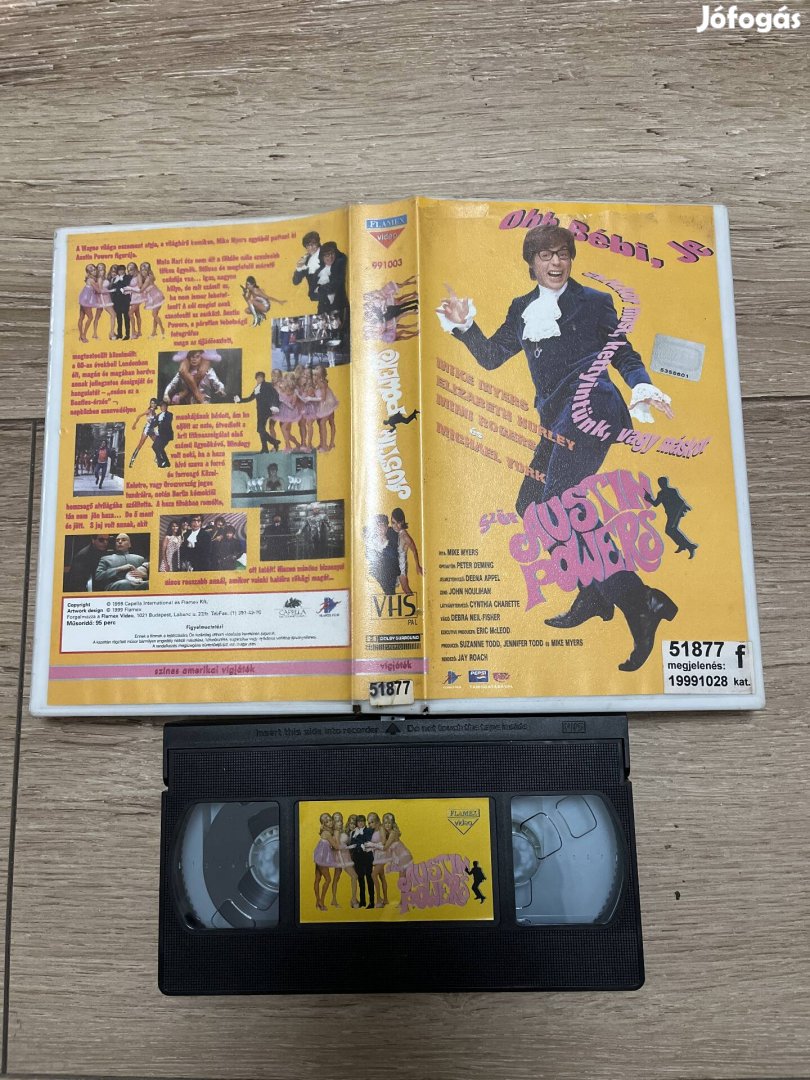 Szőr Austin Powers vhs 