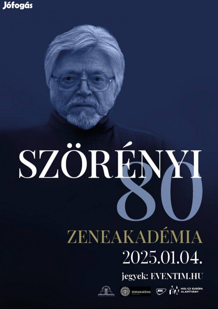 Szörényi 80 Zeneakadémia január 04. 19 óra 2db jegy eladó