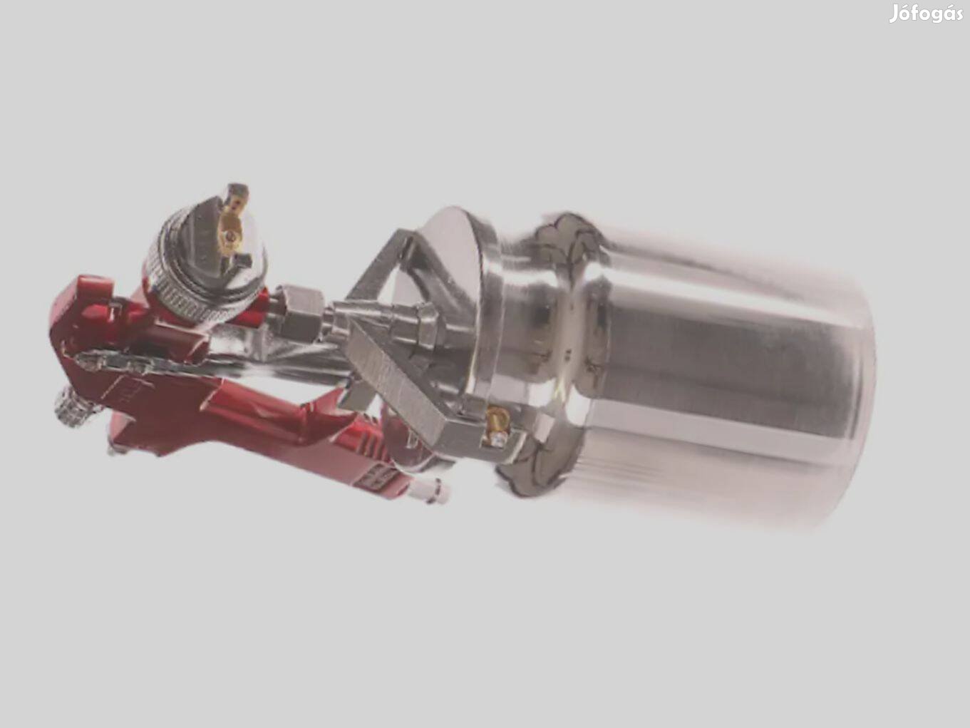 Szórópisztoly 1,4 mm festékszóró pisztoly alsó fém tartályos