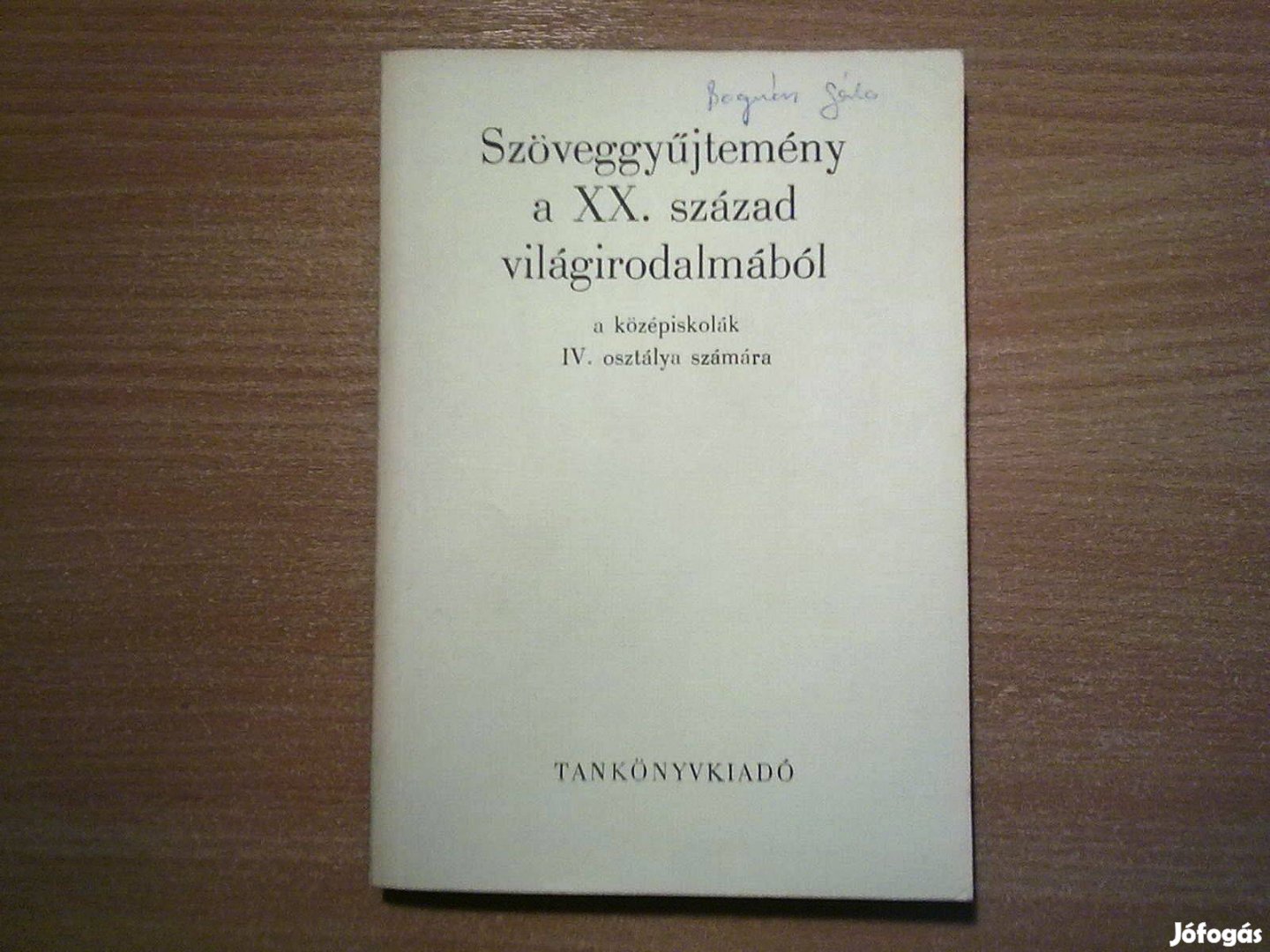 Szöveggyűjtemény a XX. század világirodalmából