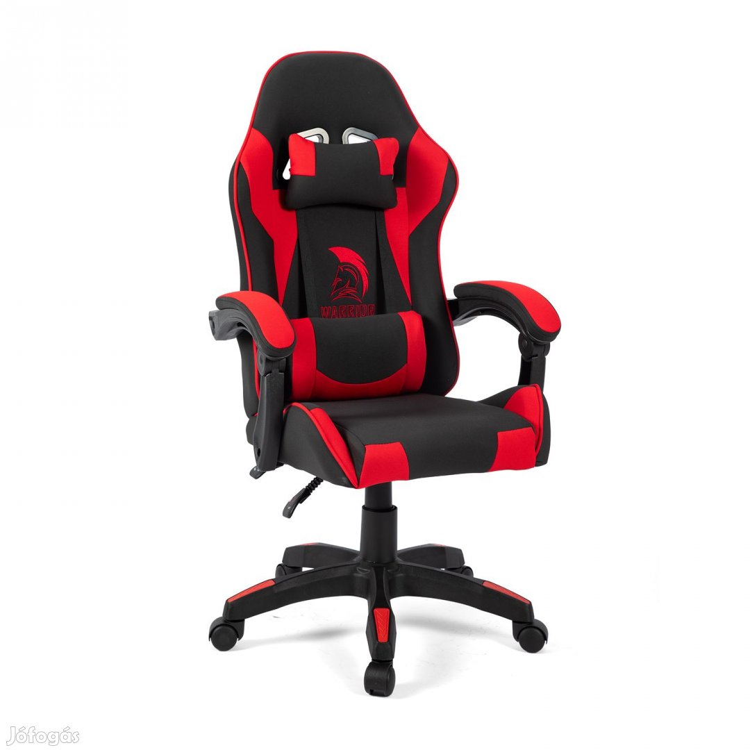 Szövet Gamer szék Warrior Basic 1-F piros-fekete