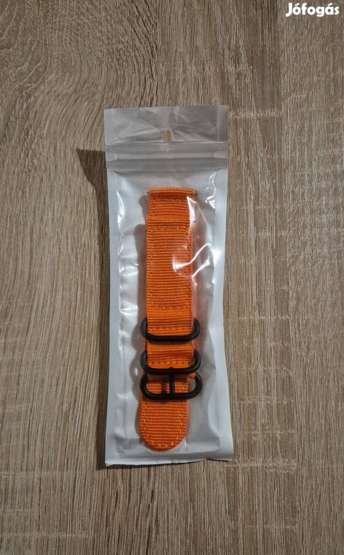 Szövet óraszíj okosóraszíj narancssárga 1