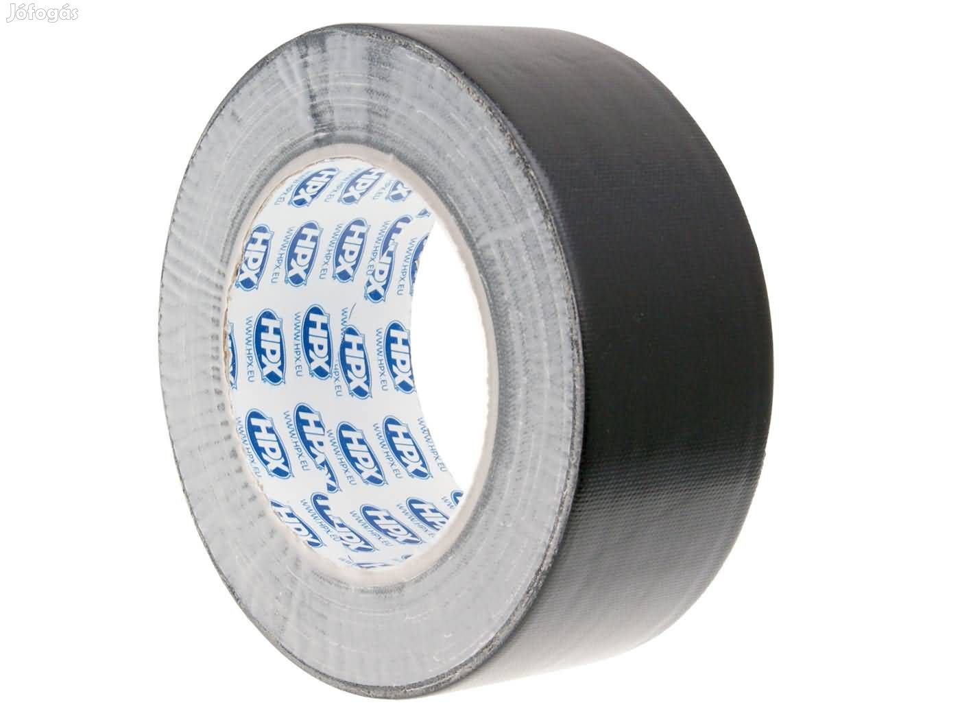 Szövetbetétes ragasztószalag, Duct Tape 6200 fekete 48mm x 25m