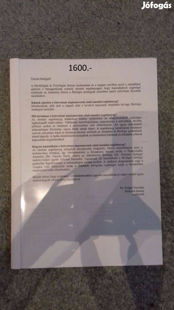 Szövettani alapismeretek