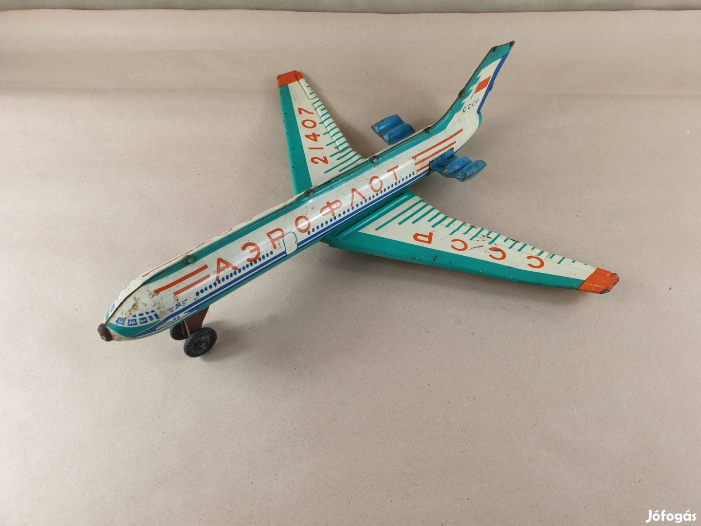 Szovjet Lemezjáték IL 62 Repülőgép CCCP 21407 - 38 cm