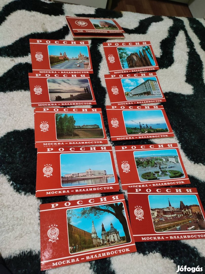 Szovjet Transzszibériai vasút fotófüzet - 14képpel