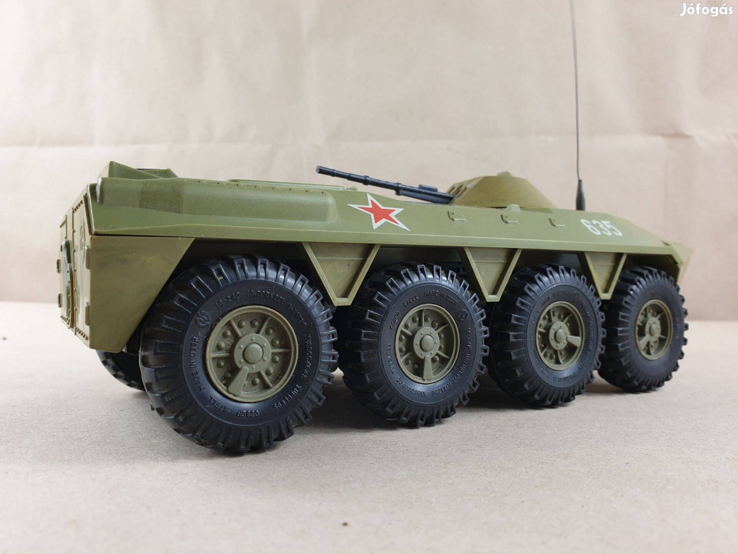 Szovjet - Orosz RC Távirányítós Játék Tank - Harckocsi - Táv Nélkül