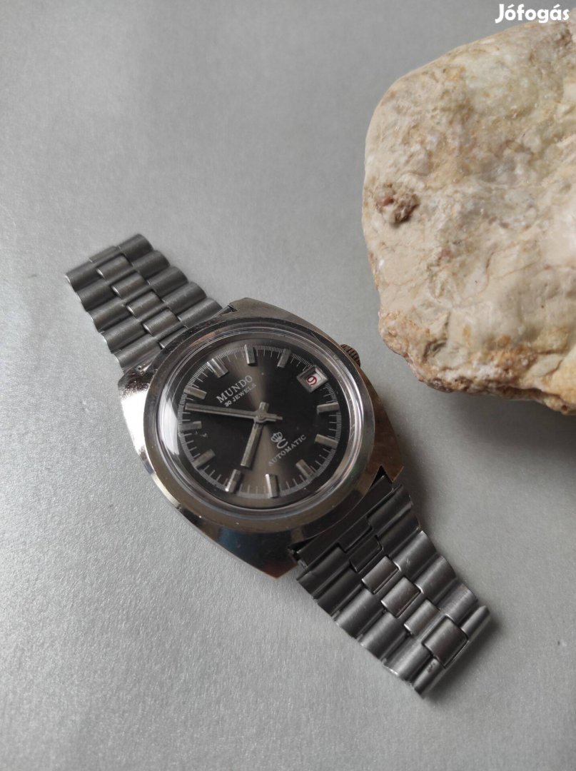 Szovjet nagyon ritka Mundo Poljot Automata 30 köves karóra