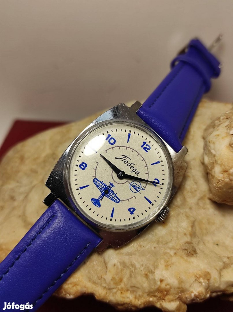 Szovjet szép Pobeda 15 köves Mechanikus szép karóra