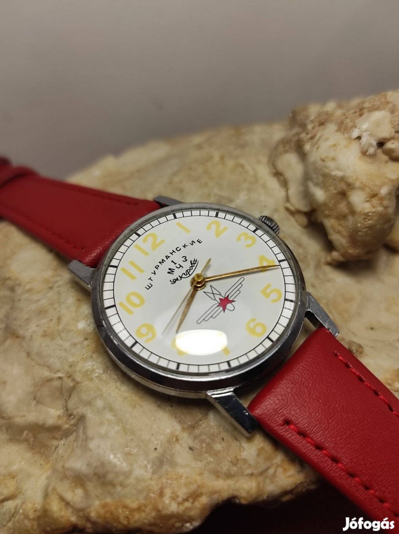 Szovjet szép Pobeda Mechanikus szép karóra