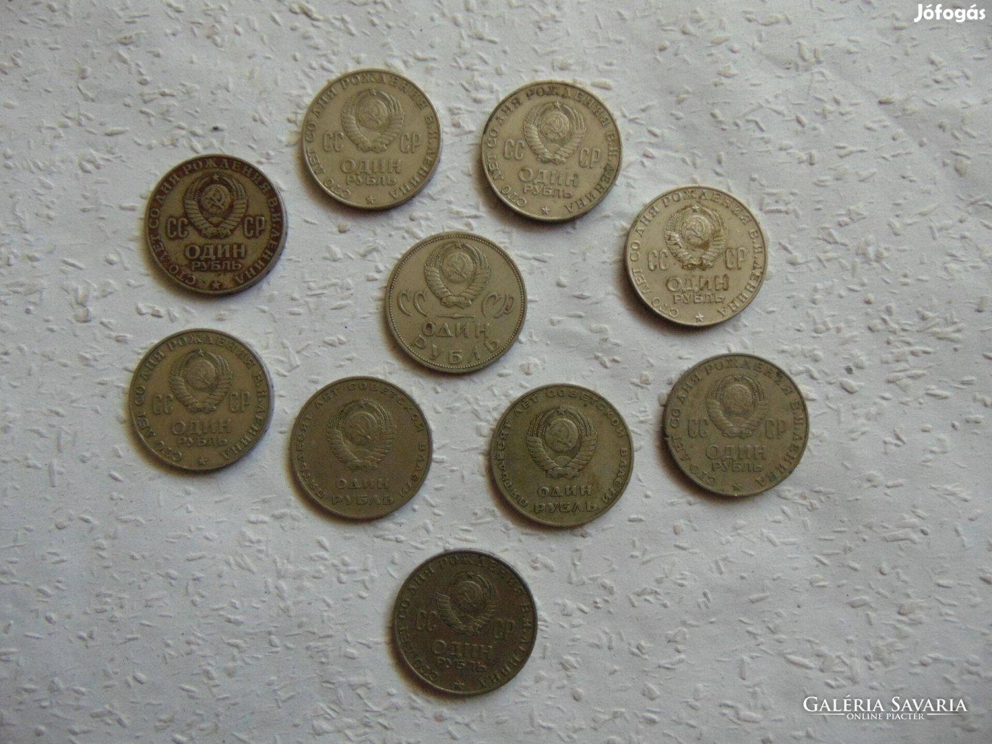 Szovjetunió 10 darab 1 rubel LOT ! 02