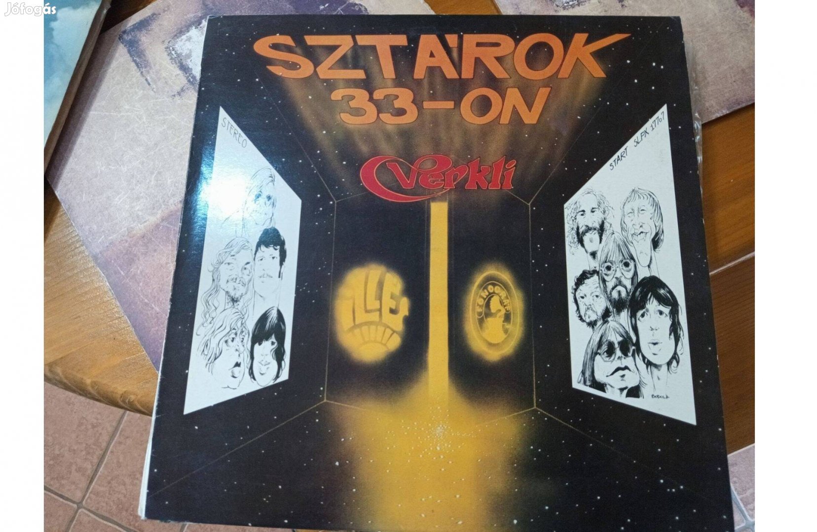 Sztárok 33-on Verkli LP hanglemez eladó