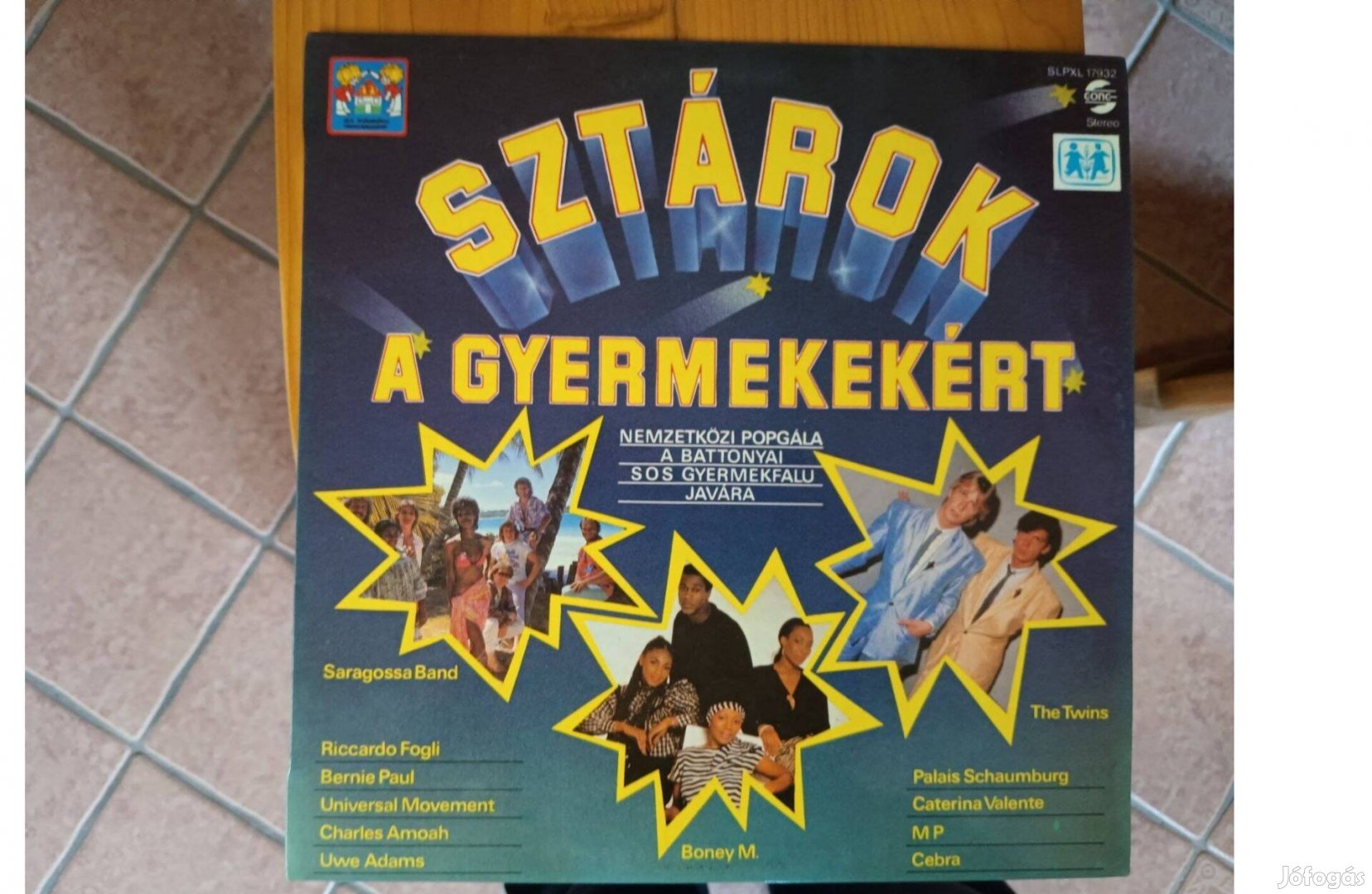 Sztárok a gyermekekért vinyl hanglemez eladó