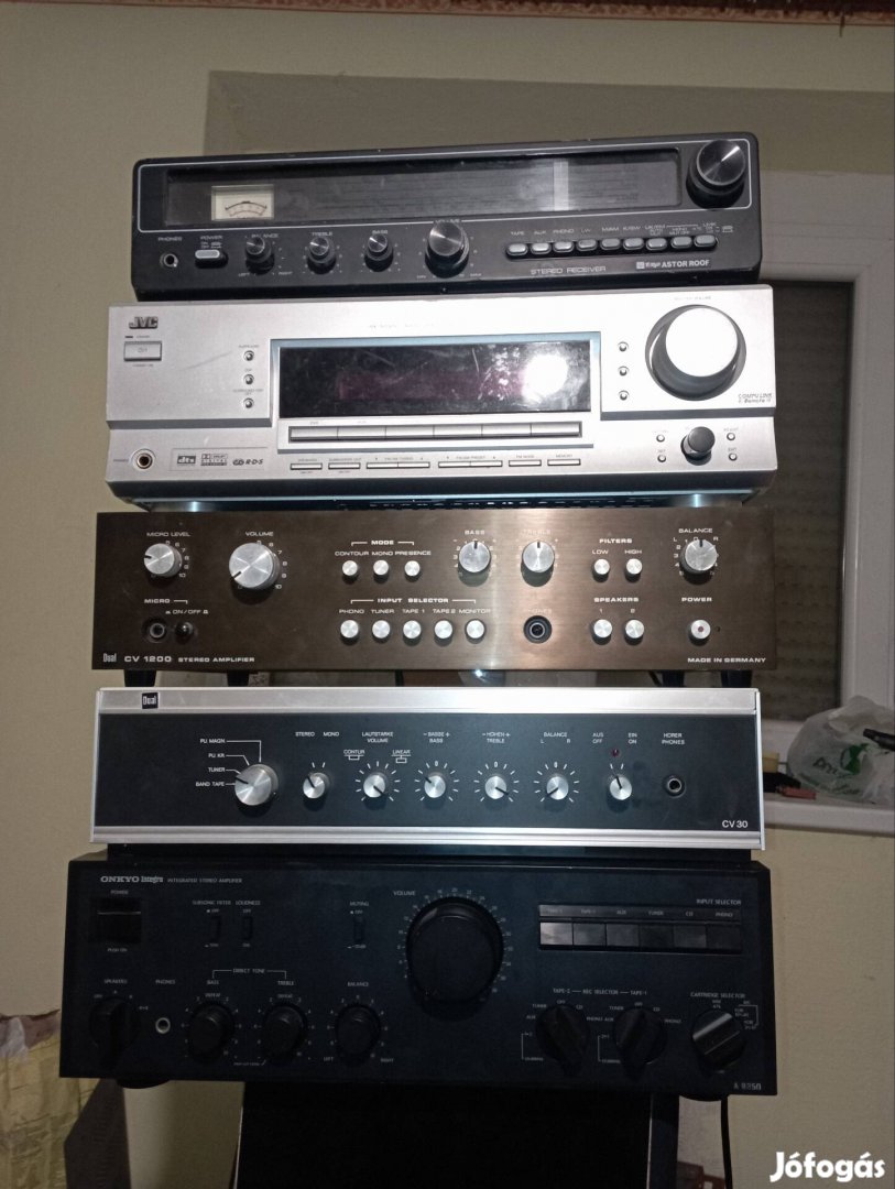 Sztereó erősítők JVC, Dual Onkyo 