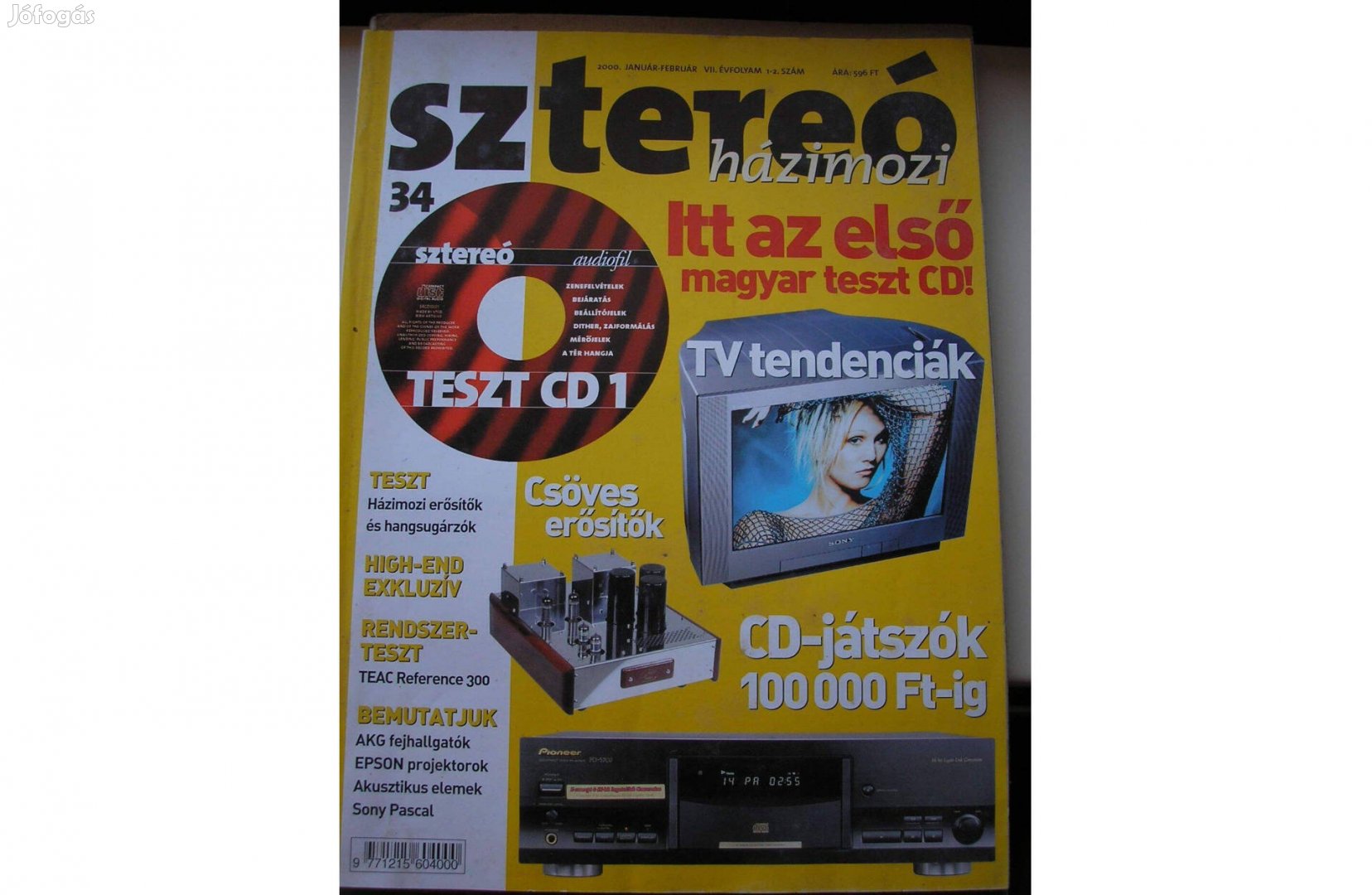 Sztereó házimozi magazin , 2000 jan-febr. CD melléklet nélkül