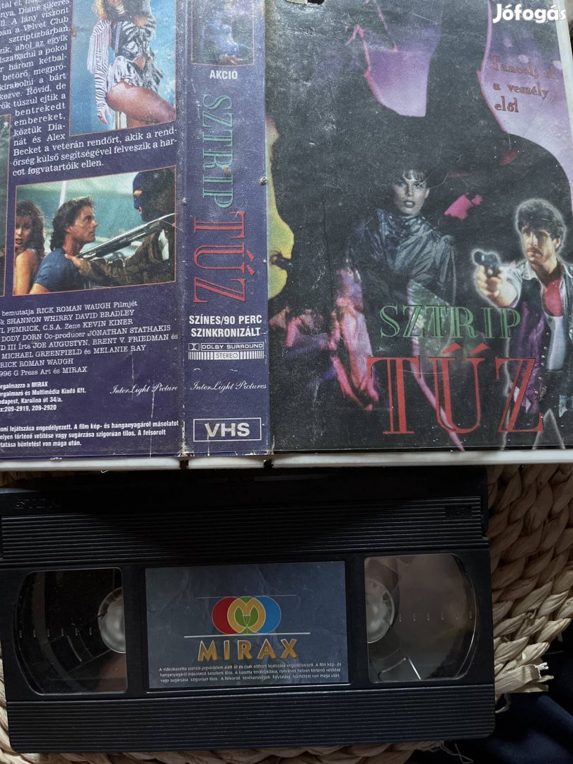 Sztrip tűz vhs