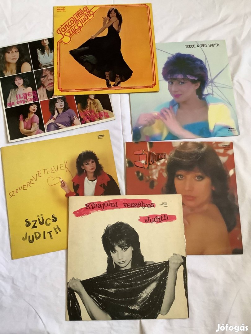 Szücs Judít bakelit hanglemez 6 db - os csomag