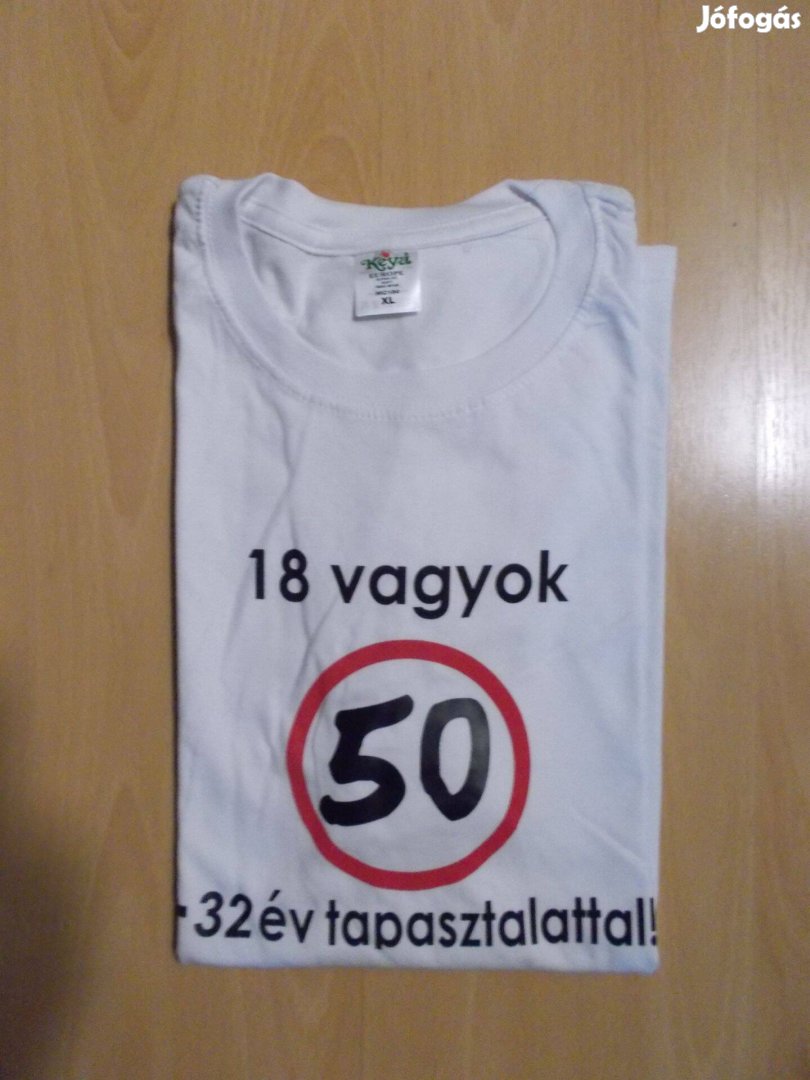 Születésnapi póló 50 év XL - Új!!!