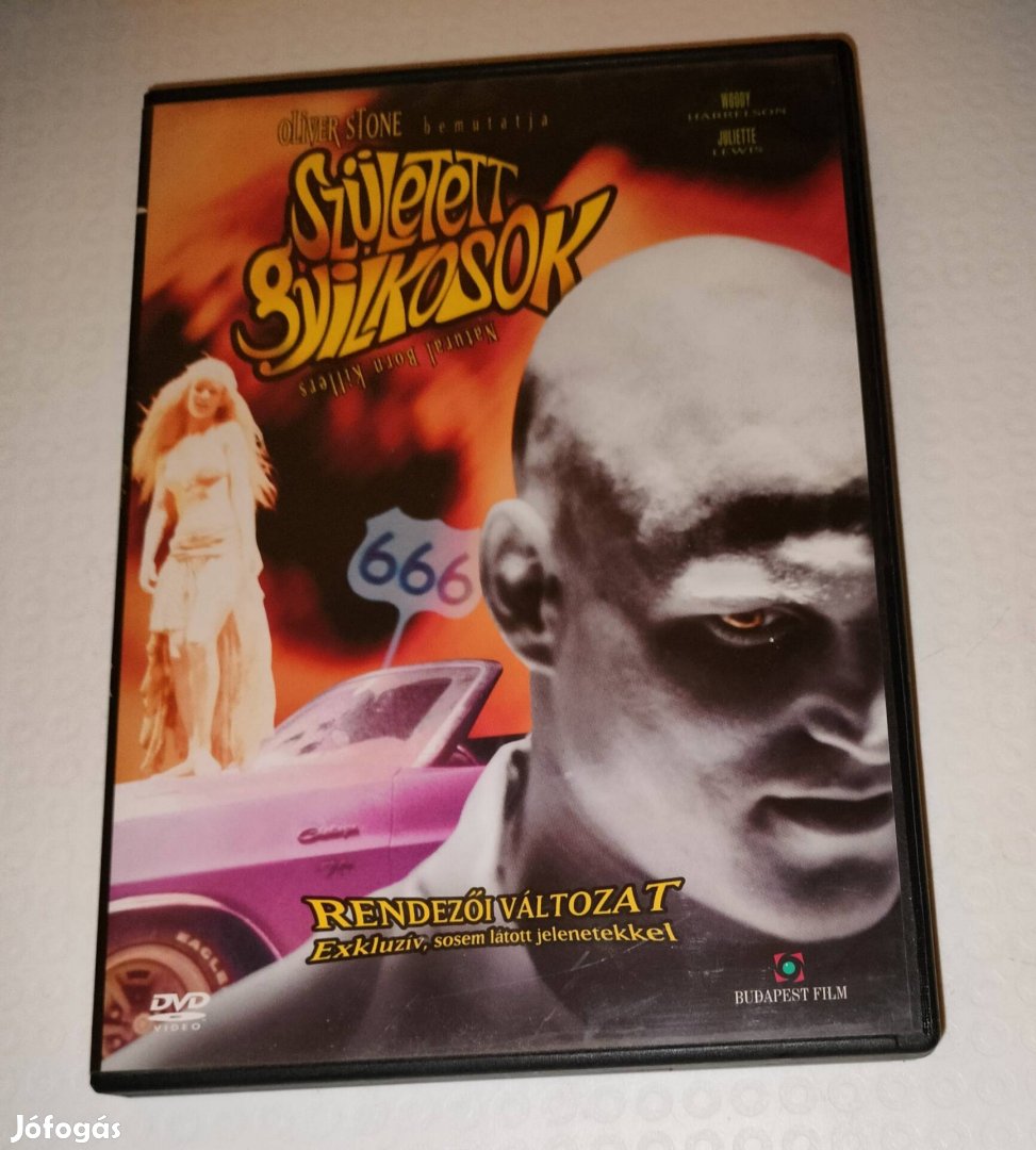 Született gyilkosok dvd Oliver Stone Rendezői változat 