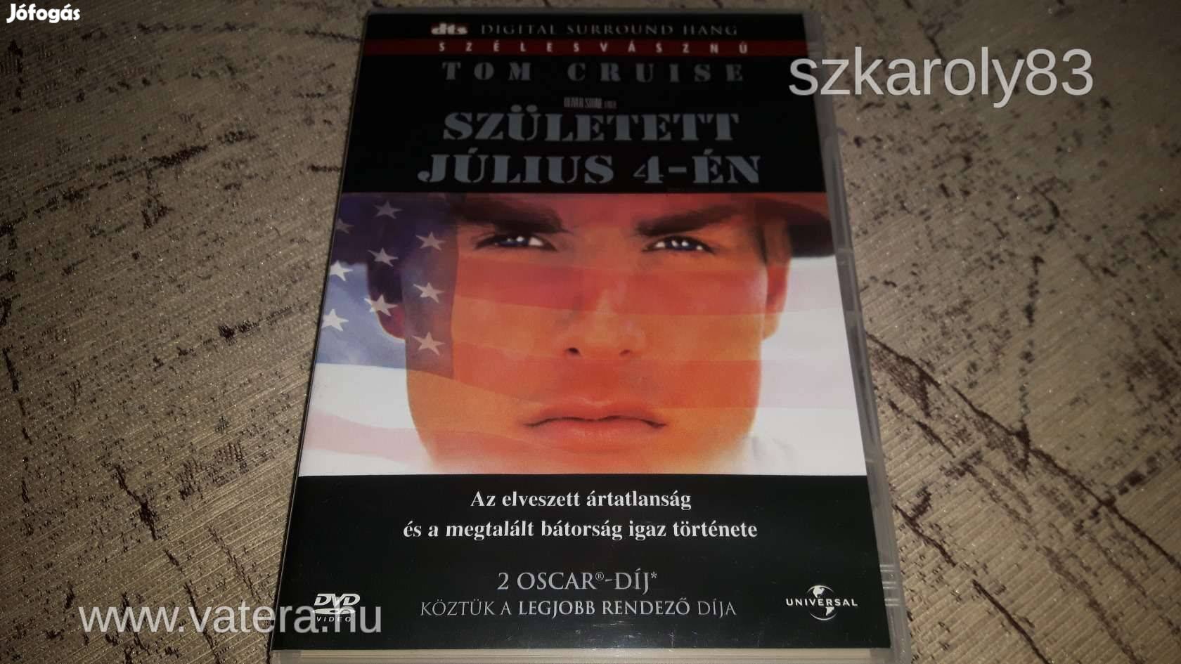 Született július 4-én DVD Tom Cruise