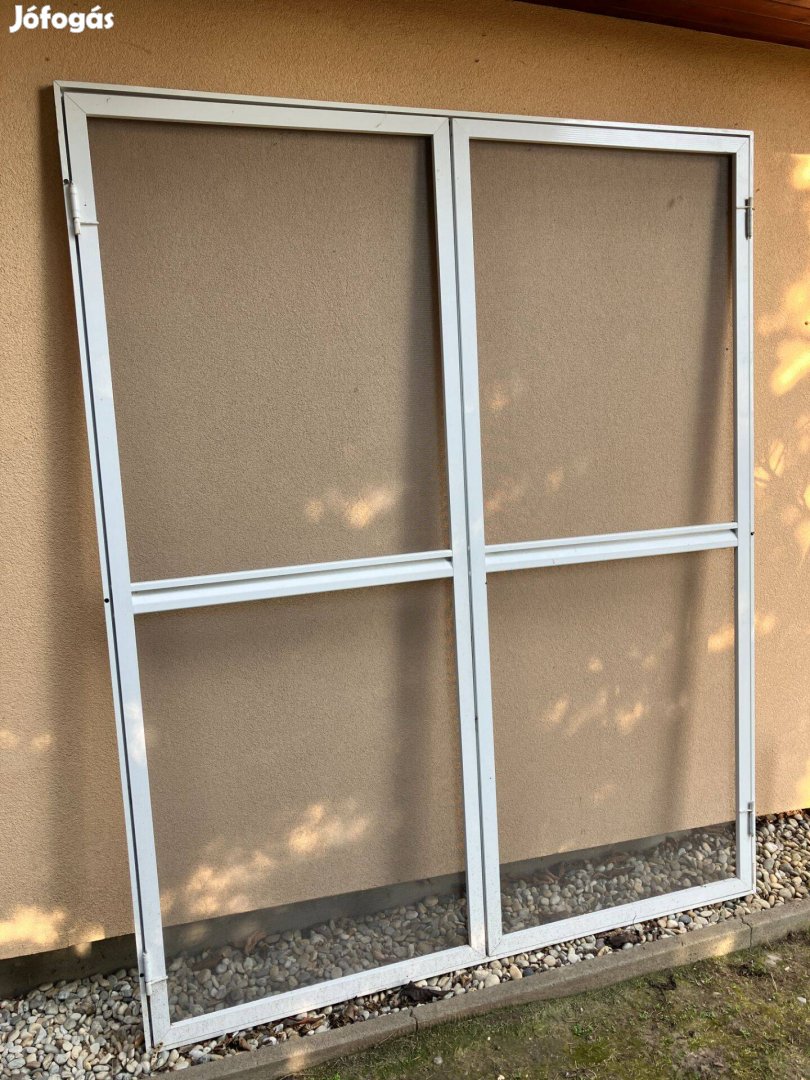 Szúnyogháló ajtó keretes két szárnyú eladó