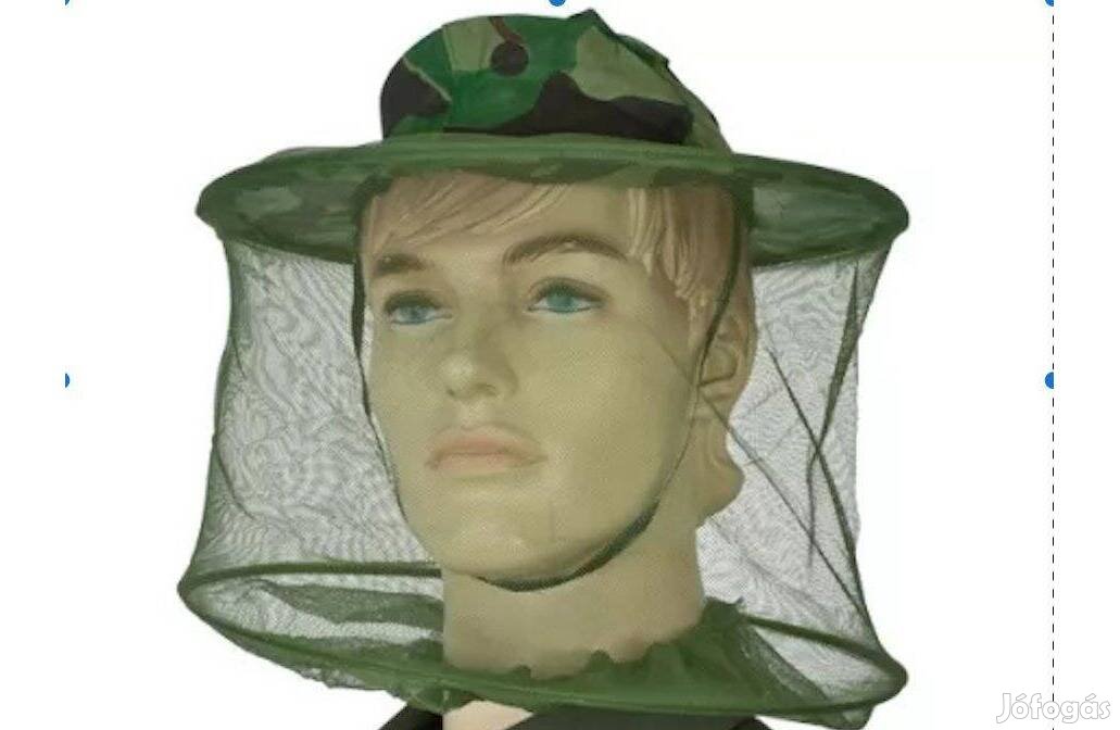 Szúnyoghálós kalap rovarok ellen