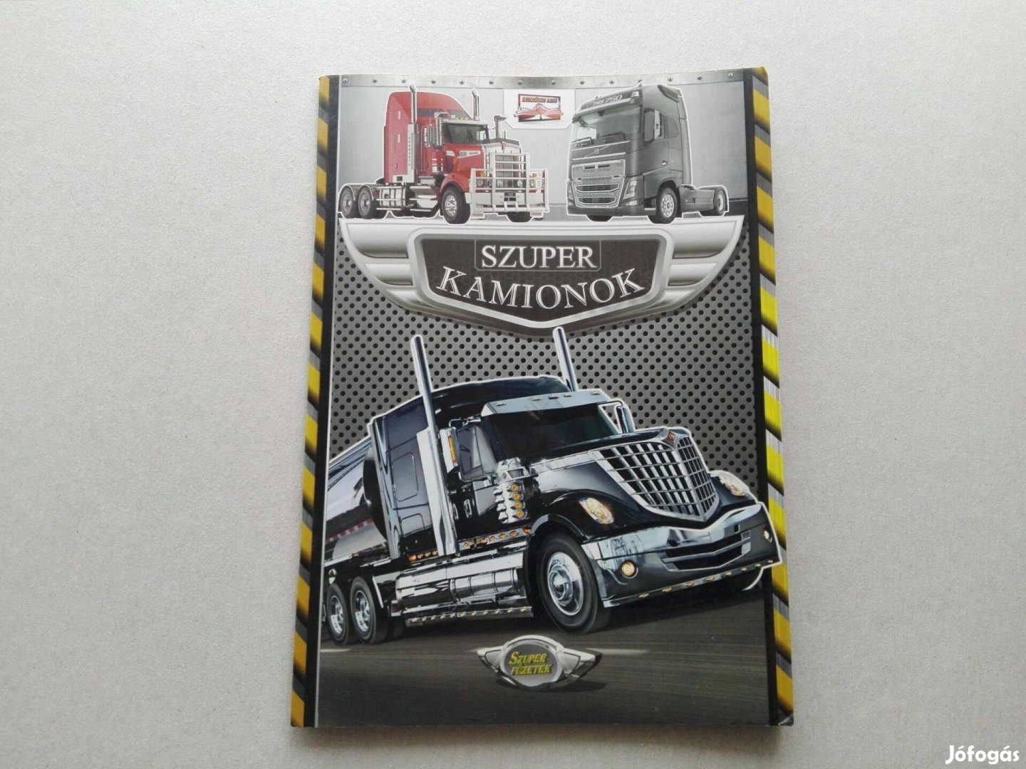 Szuper kamionok -Teljesen Új ismeretterjesztő füzet gyermekeknek eladó