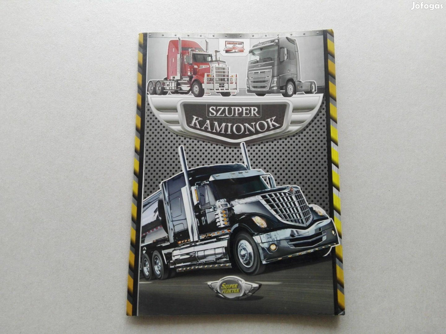 Szuper kamionok -Teljesen Új ismeretterjesztő füzet gyermekeknek eladó
