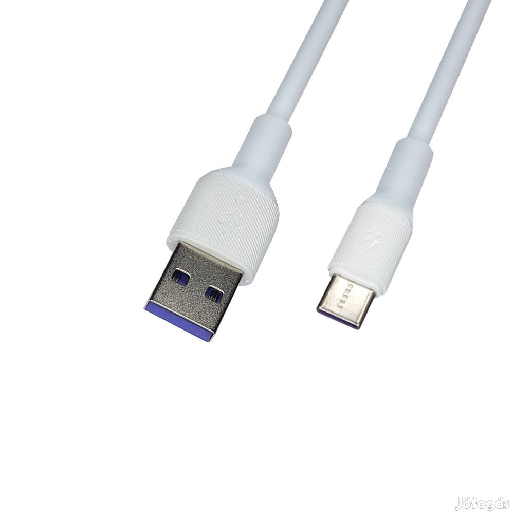 Szupergyors MODEL USB-A - USB-C adatkábel / töltőkábel MAX. 6A 1m