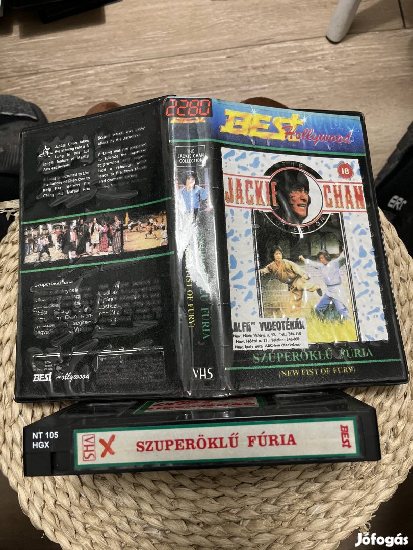 Szuperöklű fúria vhs m