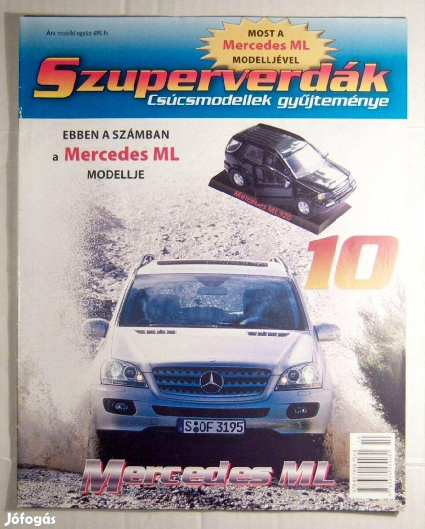 Szuperverdák 10.szám Mercedes ML (csak újság) 4kép+tartalom