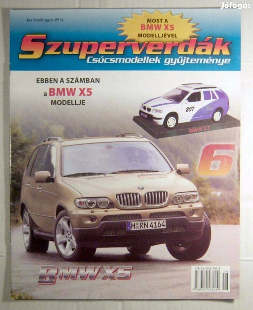 Szuperverdák 6.szám BMW X5 (csak újság) 4kép+tartalom