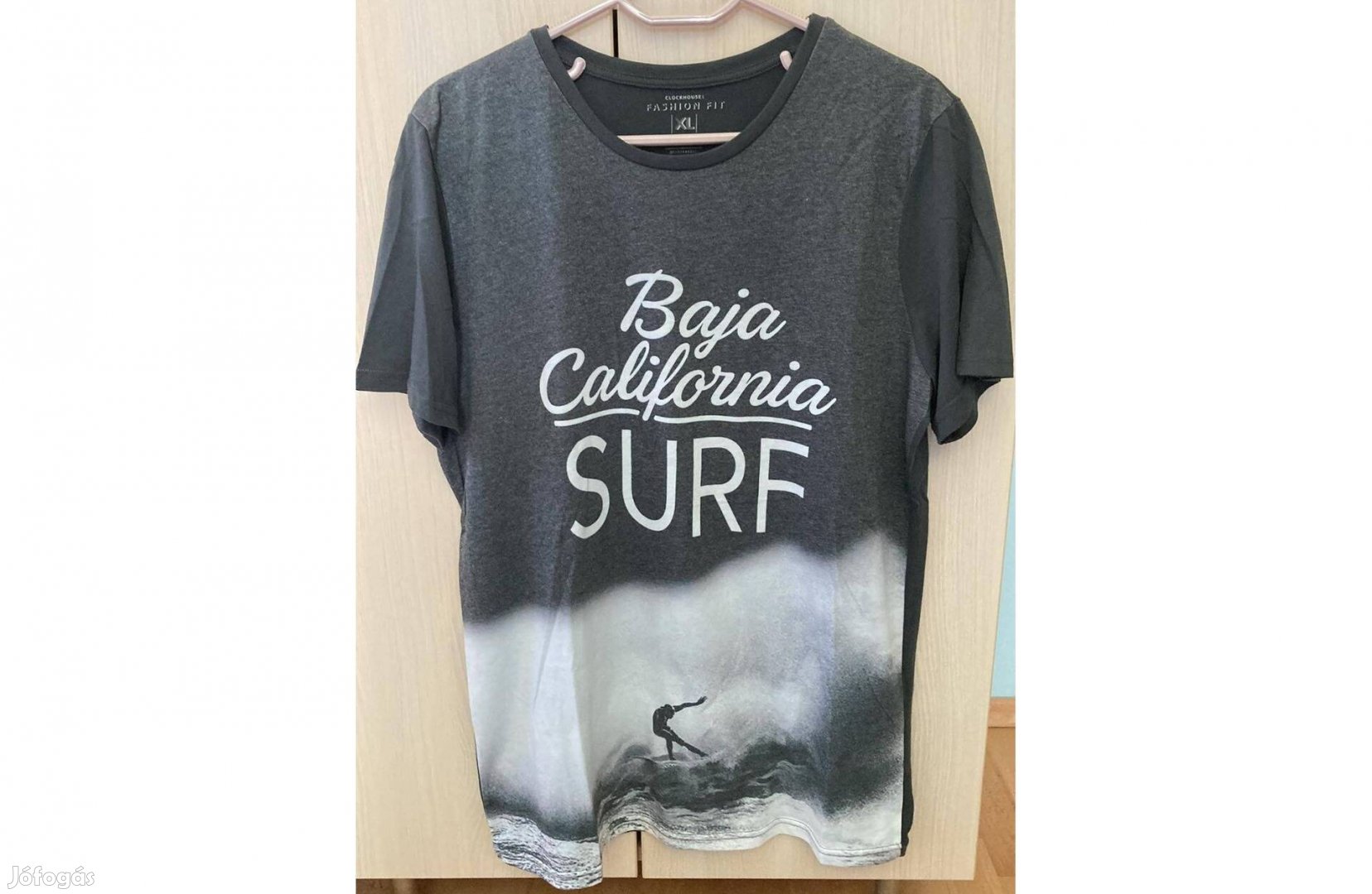 Szürke California Surf férfi póló