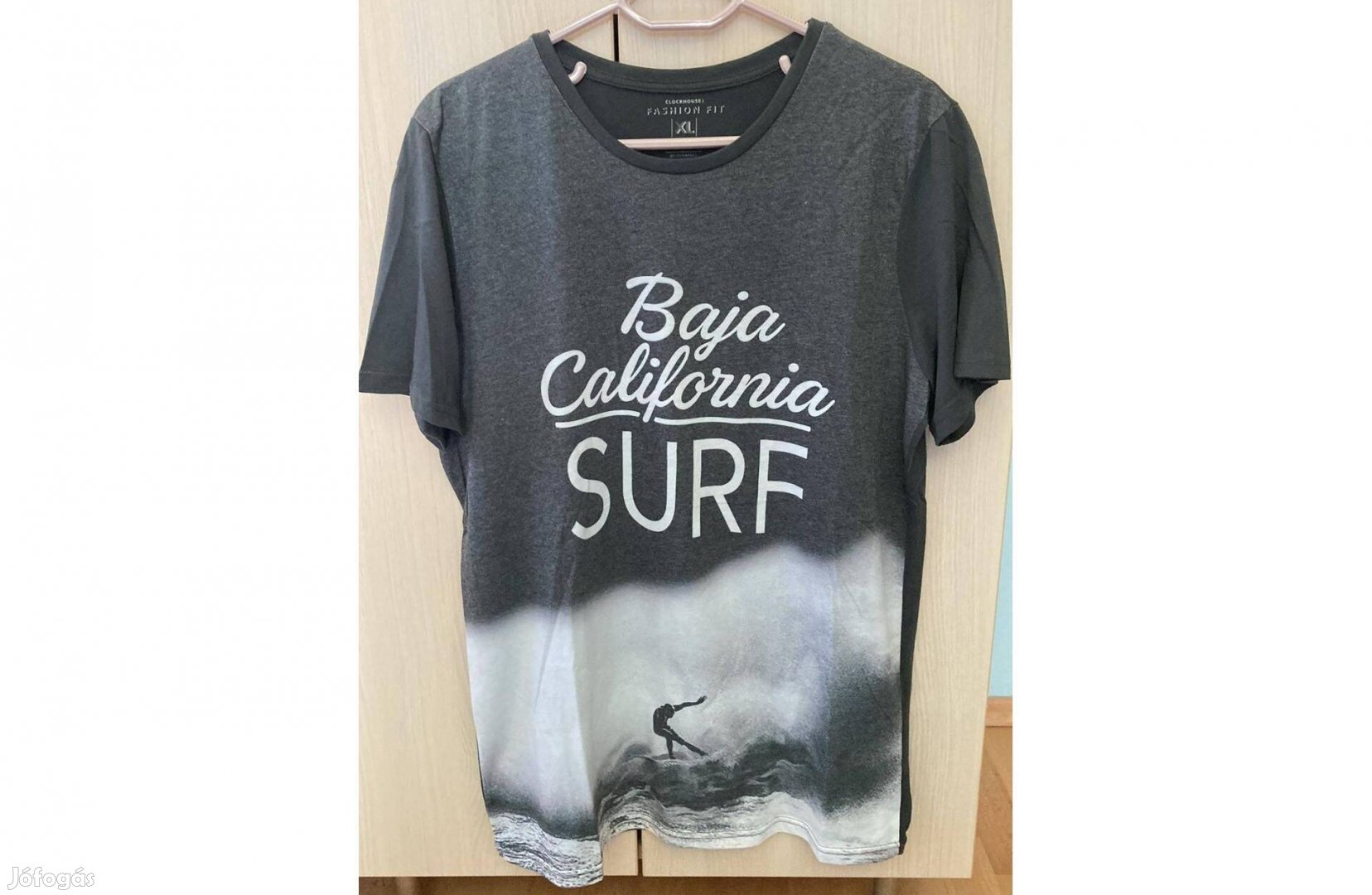 Szürke California Surf férfi póló